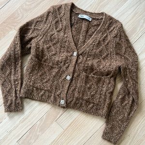 Zara Cardigan with Diamond Buttons